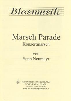 Marsch Parade  Blasmusik Noten Blasorchester